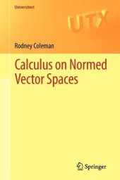 book Calculus on Normed Vector Spaces