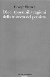 book Dieci (possibili) ragioni della tristezza del pensiero