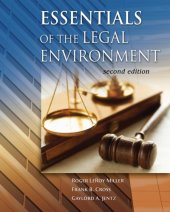 book Essentials of the Legal Environment