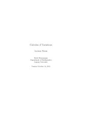 book Calculus of variations