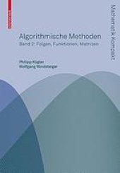 book Algorithmische Methoden: Funktionen, Matrizen, Multivariate Polynome