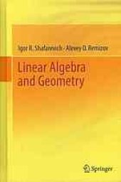 book Linear Algebra and Geometry