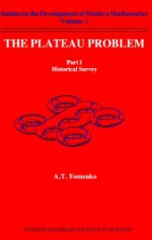 book The Plateau problem, Part 1. Historical survey