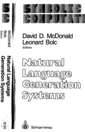 book Natural language generation systems