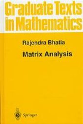 book Matrix analysis