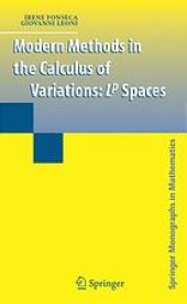 book Modern methods in the calculus of variations: Lp spaces