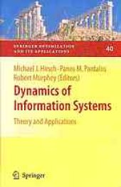 book Dynamics of Information Systems: Theory and Applications