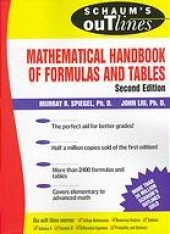 book Schaum's mathematical handbook of formulas and tables