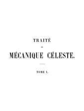 book Traite de mecanique celeste, tome 1. Perturbations des planetes