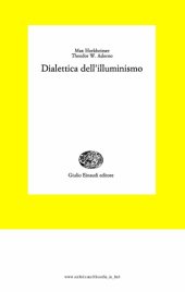 book Dialettica dell'illuminismo