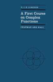 book A First Course on Complex Functions