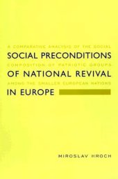 book Social Preconditions Of National Revival In Europe