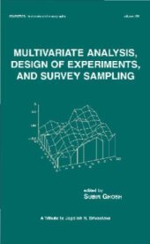 book Multivariate Analysis, Design Experiments, and Survey Sampling