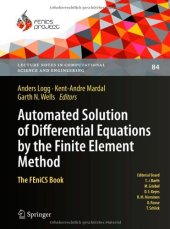 book Automated Solution of Differential Equations by the Finite Element Method: The FEniCS Book