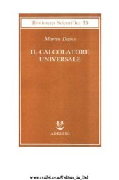 book Il calcolatore universale: da Leibniz a Turing