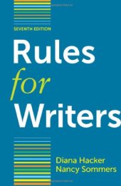 book Rules for Writers with Writing about Literature