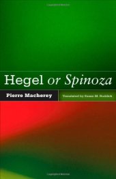 book Hegel or Spinoza