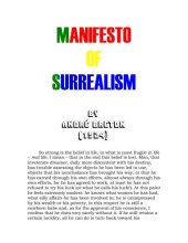 book Manifesto of Surrealism