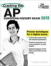 book Cracking the AP European history exam