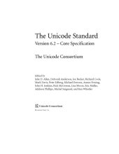 book The Unicode Standard Version 6.2 – Core Specification