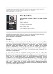 book Mass Mediations : New Approaches to Popular Culture in the Middle East and Beyond