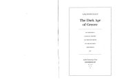 book The Dark Age of Greece: An Archaeological Survey of the 11th to 8th Centuries BC