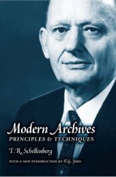 book Modern archives : principles & techniques