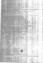 book Diodori Bibliotheca historica vol. 2