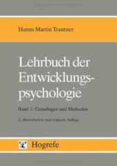 book Lehrbuch der Entwicklungspsychologie Band 1