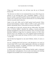 book Tap Dancing to Work: Warren Buffett on Practically Everything, 1966-2012