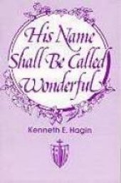 book His name shall be called wonderful