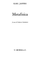 book Metafisica