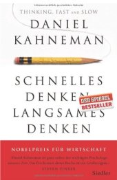 book Schnelles Denken, langsames Denken