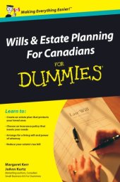 book Wills and Estate Planning For Canadians For Dummies