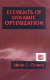 book Elements of Dynamic Optimization