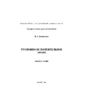 book Уголовно-исполнительное право. Конспект лекций