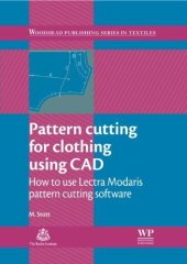 book Pattern cutting for clothing using CAD: How to use Lectra Modaris pattern cutting software