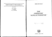 book The Germanic 'Auslautgesetze'. A new Interpretation.