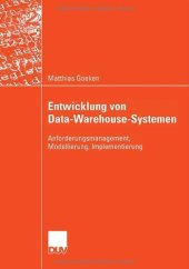 book Entwicklung von Data-Warehouse-Systemen