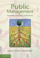 book Public management : organizations, governance, and performance