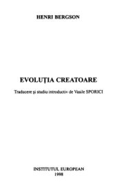 book Evolutia creatoare