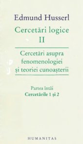 book Cercetari Logice II