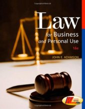 book Law for Business and Personal Use