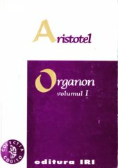 book Organon, vol. 1