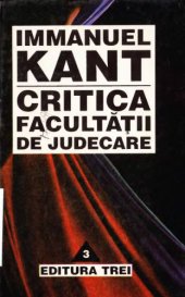 book Critica facultatii de judecare