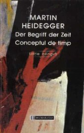 book Conceptul de timp: conferinţă ţinută la Societatea Teologică din Marburg, iulie 1924