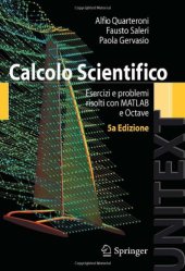 book Calcolo Scientifico: Esercizi e problemi risolti con MATLAB e Octave