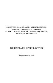 book Despre unitatea intelectului