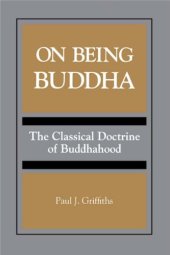 book On Being Buddha: The Classical Doctrine of Buddhahood