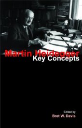 book Martin Heidegger Key Concepts